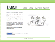 Tablet Screenshot of ladnie.net